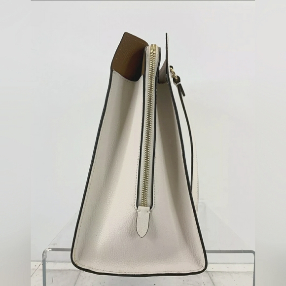 COACH DESIGNER Tatum Carryall Cream Tote Handbag Purse - Picture 6 of 10